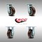 Service Caster 5 Inch SS Polyurethane Caster Set with Roller Bearings 2 Swivel 2 Rigid SCC SCC-SS30S520-PPUR-2-R-2 - alternate 4